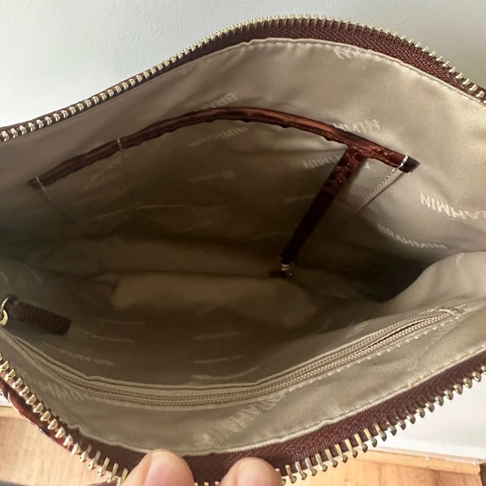 Brahmin Katie Crossbody in Pecan Melbourne - Picture 10 of 14